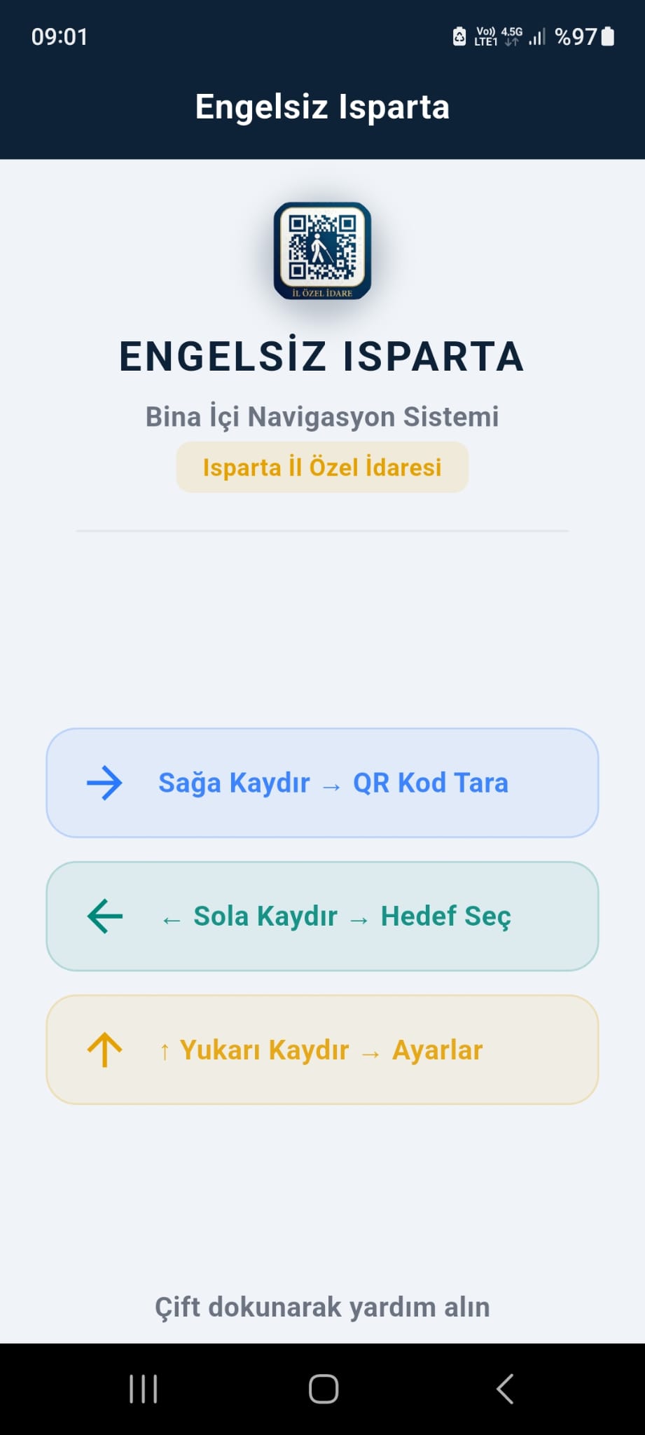 Engelsiz Isparta Ana Ekran